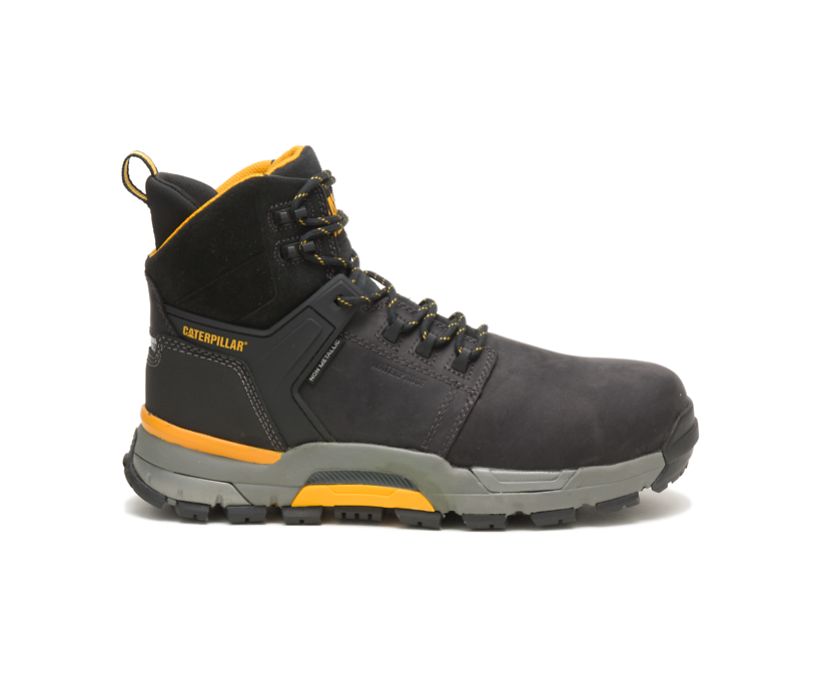 Caterpillar CAT EDGE Waterproof Nano Toe - Svart Vernestøvler Herre - Norge ( KGQND-4958 )